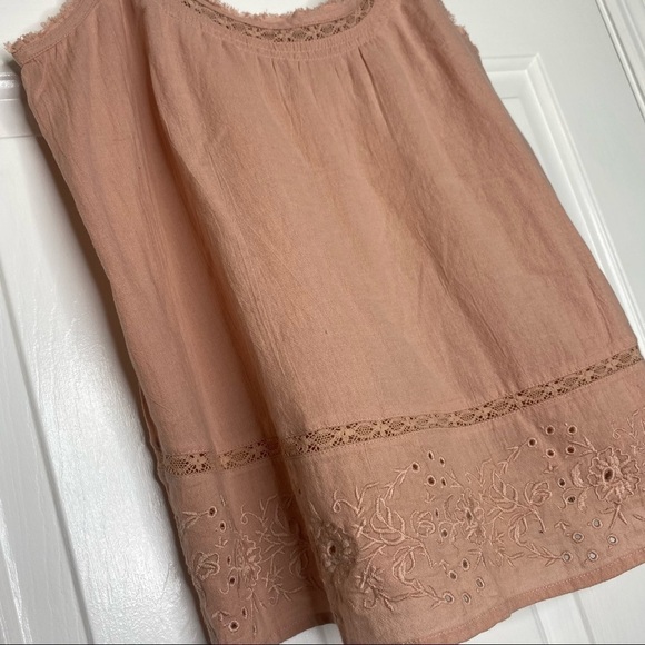 ABERCROMBIE & Fitch Tank Top Spaghetti Strap 90s Peasant Shirt size s Small - Picture 2 of 8